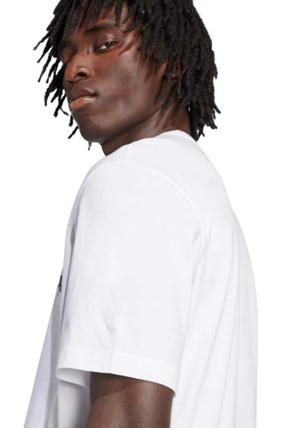 T-shirt loose Graphic - Blanc