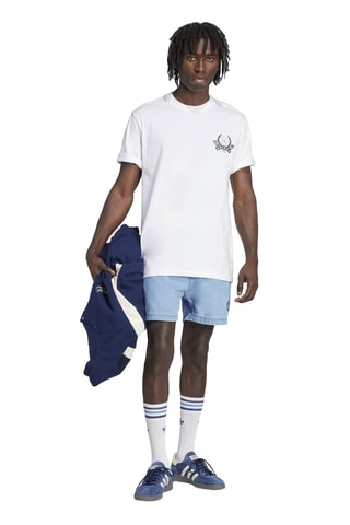 T-shirt loose Graphic - Blanc