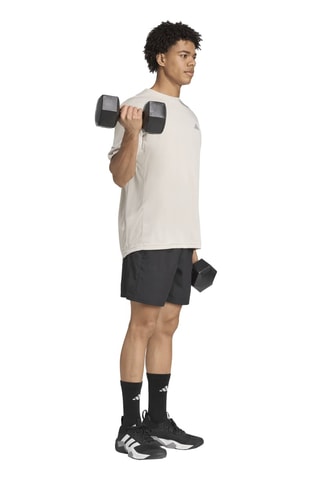 T-shirt regular d’entraînement - Beige