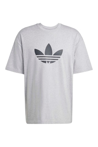 T-shirt loose Trefoil - Gris chiné