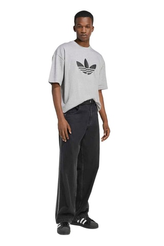 T-shirt loose Trefoil - Gris chiné