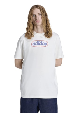 T-shirt loose Linelogo - Blanc