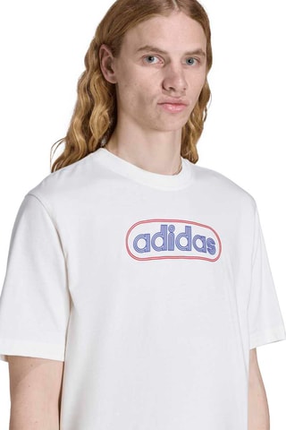 T-shirt loose Linelogo - Blanc