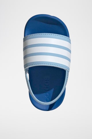 Sandales Adilette - Bleu clair et blanc