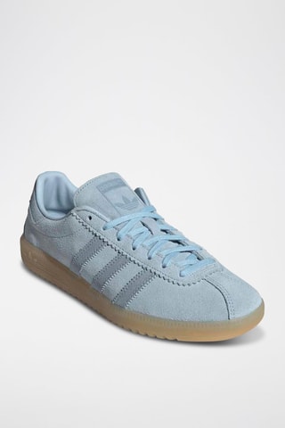 Baskets en nubuck Brmd - Bleu clair