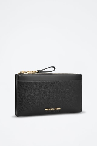 Bolso de mano de piel - Negro
