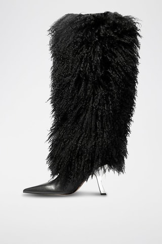 Botas de piel - Negro