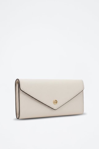 Cartera de piel - Crema