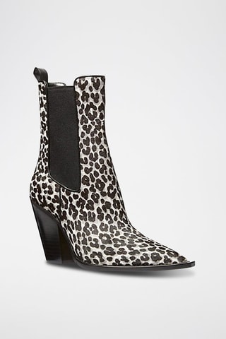 Botines Chelsea de piel - Blanco