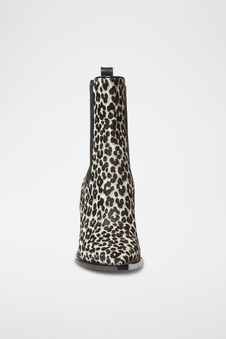 Botines Chelsea de piel - Blanco