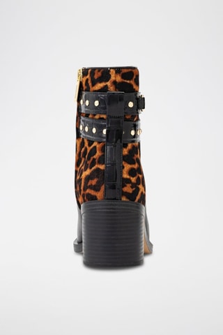Botines de piel - Negro