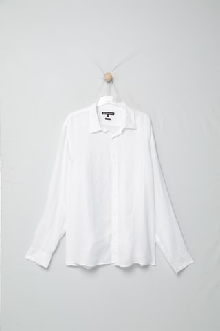 Camisa de lino - Blanco