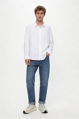 Camisa de lino - Blanco