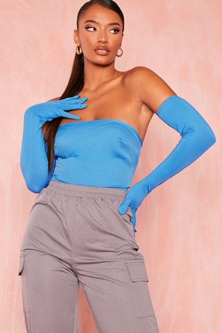 Top caicai - Azul-celeste