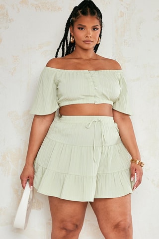 Crop top Vert d'eau