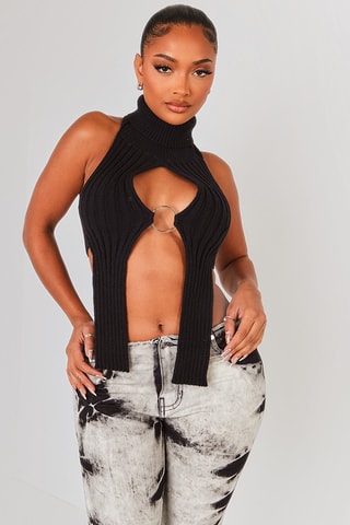 Crop top - Preto