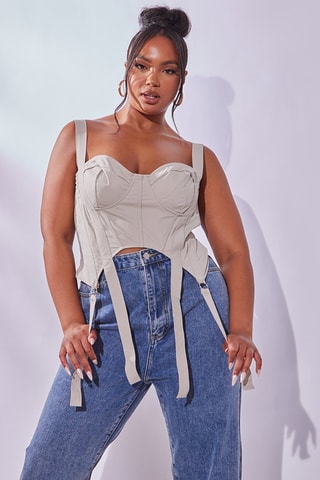 Crop top - Bege