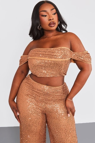 Crop top - Dourado