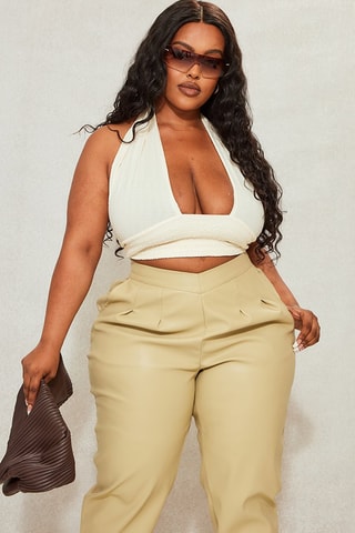 Crop top - Bege