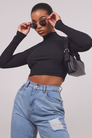Crop top - Preto