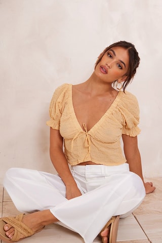 Crop top - Bege
