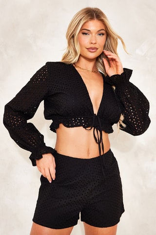 Crop top - Preto