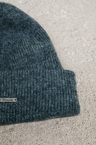 Gorro de lana Henri - Gris jaspeado