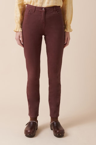 Pantalón de algodón orgánico - Borgoña