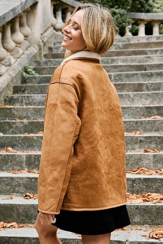 Chaqueta reversible Linoy - Camel