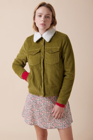 Chaqueta de pana Vartick - Verde oliva