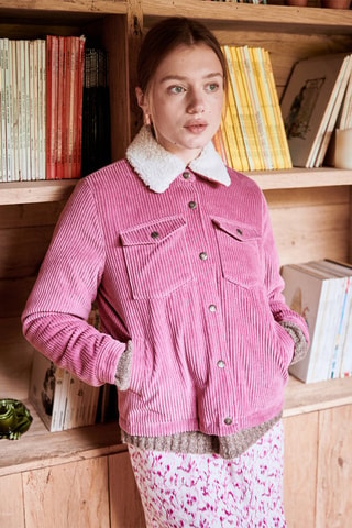 Chaqueta de pana Vartick - Rosa