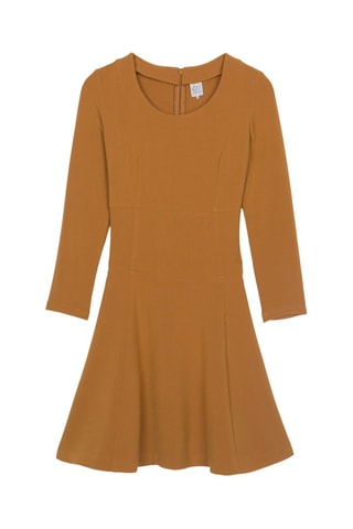 Vestido evasé Rimmel - Camel