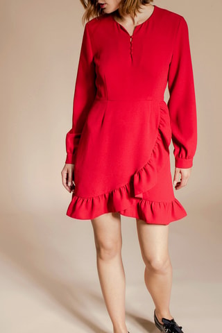 Vestido Rainbow - Rojo