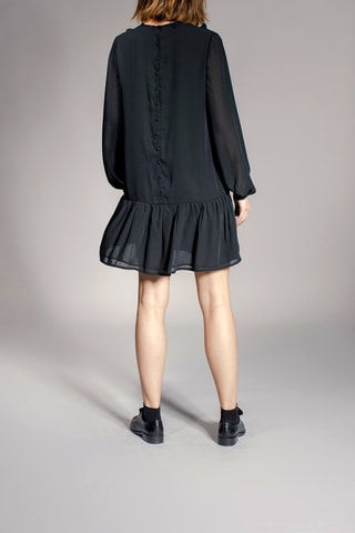 Vestido de talle bajo Robine - Negro
