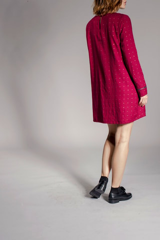 Vestido trapecio Rumba - Rosa oscuro