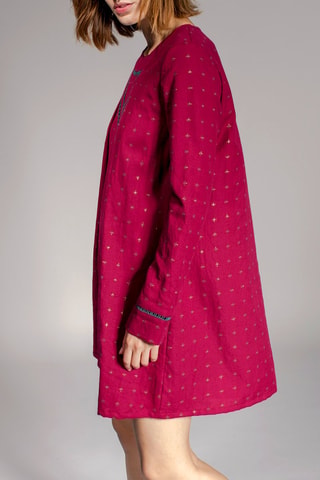 Vestido trapecio Rumba - Rosa oscuro