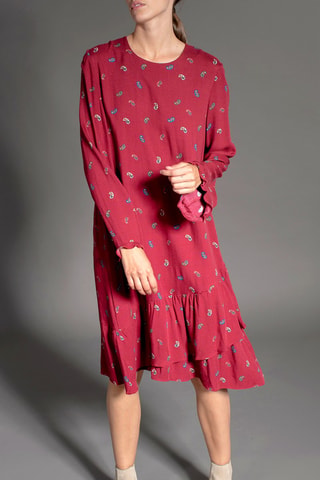 Vestido recto Rythme - Rojo teja