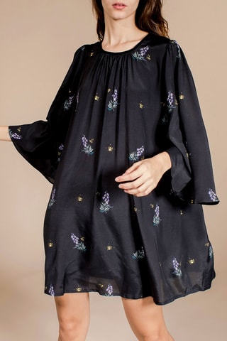 Vestido trapecio Ricola - Negro