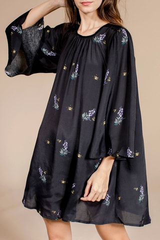 Vestido trapecio Ricola - Negro