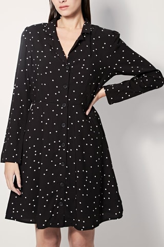 Vestido camisero Rogatine - Negro