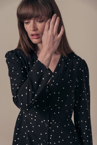 Vestido camisero Rogatine - Negro