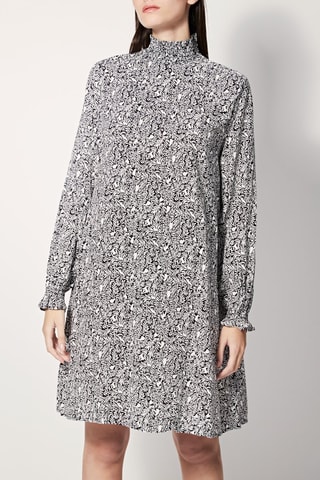 Vestido recto Rabbits - Negro y blanco