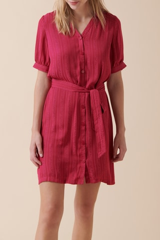 Vestido recto - 
Rosa