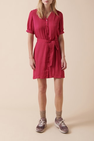 Vestido recto - 
Rosa