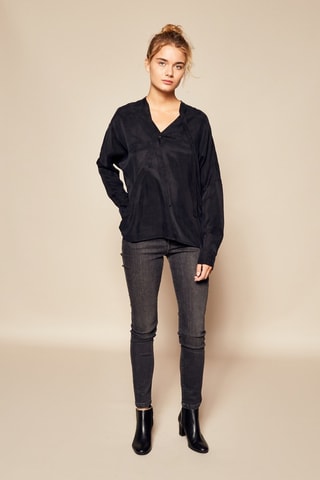 Blusa Flamande - Negro