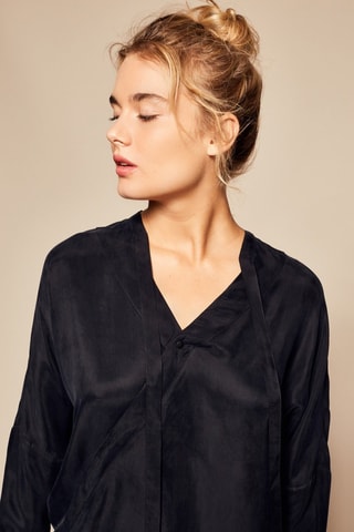 Blusa Flamande - Negro