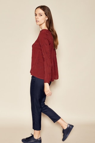 Blusa Tanzania - Burdeos