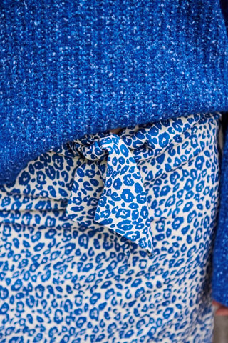 Falda midi - 
Azul