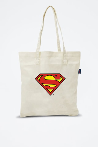Tote bag Superman La Ligue des Justiciers DC Comics - Blanc