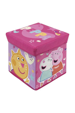 Puf con arcón Peppa Pig - 30 x 30 x 30 cm